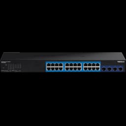 TRENDnet TEG-30284 28-Port Gigabit Web Smart Switch with 10G SFP+ slots view 2