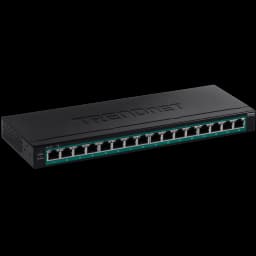 TRENDnet TPE-TG160H 16-Port Gigabit PoE+ Switch view 1