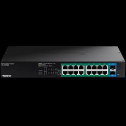 TRENDnet TPE-TG182ES 18-Port Gigabit EdgeSmart PoE+ Switch view 3