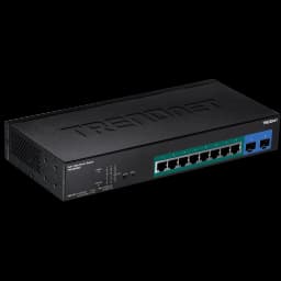 TRENDnet TPE-082WS 10-Port Gigabit Web Smart PoE+ Switch view 1