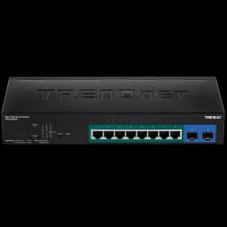 TRENDnet TPE-082WS 10-Port Gigabit Web Smart PoE+ Switch view 2