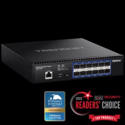 TRENDnet TL2-F7120 12-Port 10G Layer 2 Managed SFP+ Switch view 1
