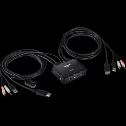 TRENDnet TK-220DPi 2-Port 4K DisplayPort KVM Switch view 1