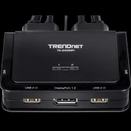 TRENDnet TK-220DPi 2-Port 4K DisplayPort KVM Switch view 3