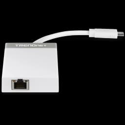 TRENDnet TUC-ETGH3 USB-C to Gigabit Adapter + USB Hub view 4