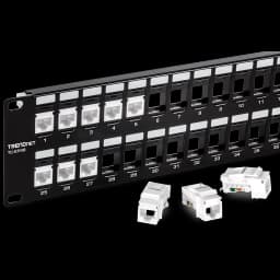 TRENDnet TC-KP48 48-Port Blank Keystone 2U HD Patch Panel view 4