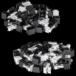 TRENDnet TC-K50C6BK Cat6 Keystone Jack, Black Modular view 1