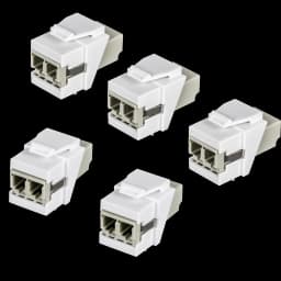 TRENDnet TC-K05LC LC Duplex Fiber Optic Keystone Coupler Jacks view 1