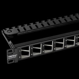 TRENDnet TC-KP24SA 24-Port Blank Angled Keystone Shielded 1U Patch Panel view 4