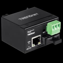 TRENDnet TI-F10SC Hardened Industrial 100Base-FX Multi-Mode SC Fiber Converter (2 km, 1.2 mi.) view 2
