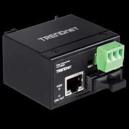 TRENDnet TI-F10S30 Hardened Industrial 100Base-FX Single-Mode SC Fiber Converter (30 km, 18.6 mi.) view 3