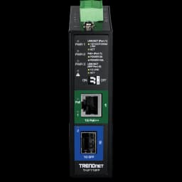 TRENDnet TI-UF11SFP Industrial SFP to Gigabit PoE++ Media Converter (95W) view 2