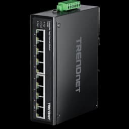 TRENDnet TI-E80 8-Port Industrial Fast Ethernet DIN-Rail Switch view 1