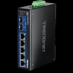 TRENDnet TI-G62 7-Port Industrial Gigabit DIN-Rail Switch view 1