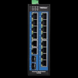 TRENDnet TI-G162 16-Port Industrial Gigabit DIN-Rail Switch view 2