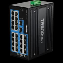 TRENDnet TI-G262 26-Port Hardened Industrial Gigabit DIN-Rail Switch view 1