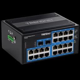 TRENDnet TI-G262 26-Port Hardened Industrial Gigabit DIN-Rail Switch view 2