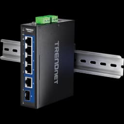TRENDnet TI-G50611 6-Port Industrial 2.5G DIN-Rail Switch with 1 x 10G Port view 4