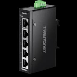 TRENDnet TI-ELC50 5-Port Industrial Fast Ethernet DIN-Rail Mini Switch view 1