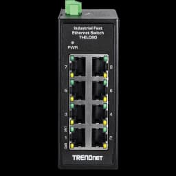 TRENDnet TI-ELC80 8-Port Industrial Fast Ethernet DIN-Rail Mini Switch view 2