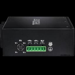 TRENDnet TI-PG162 16-Port Industrial Gigabit PoE+ DIN-Rail Switch view 3