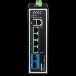 TRENDnet TI-BG62i 6-Port Industrial Gigabit L2+ Managed PoE++ DIN-Rail Switch view 2
