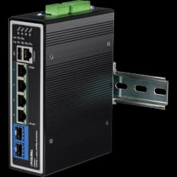 TRENDnet TI-BG62i 6-Port Industrial Gigabit L2+ Managed PoE++ DIN-Rail Switch view 4