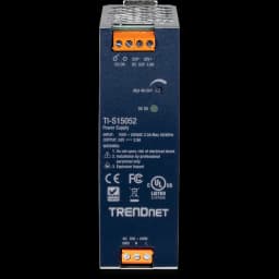TRENDnet TI-S15052 150W, 52V DC, 2.89A AC to DC DIN-Rail Power Supply with PFC Function view 2
