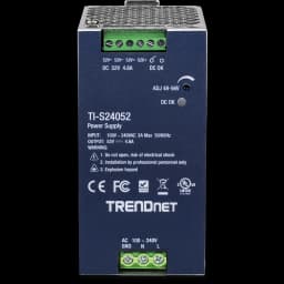 TRENDnet TI-S24052 240W, 52V DC, 4.61A AC to DC DIN-Rail Power Supply with PFC Function view 2