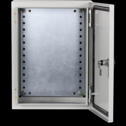 TRENDnet TI-CA2 Outdoor IP66 Steel Enclosure with Lockable Hinged Door view 3